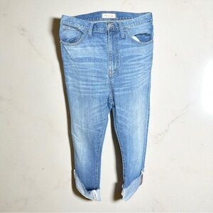 Madewell Rigid Straight Crop Denim Jeans